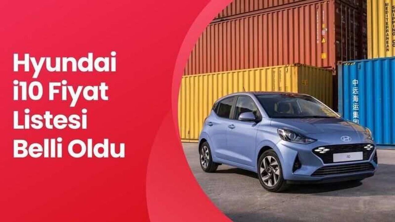 Hyundai i10 ÖTV indirimli engelli fiyat listesi güncellendi [Şubat 2025]