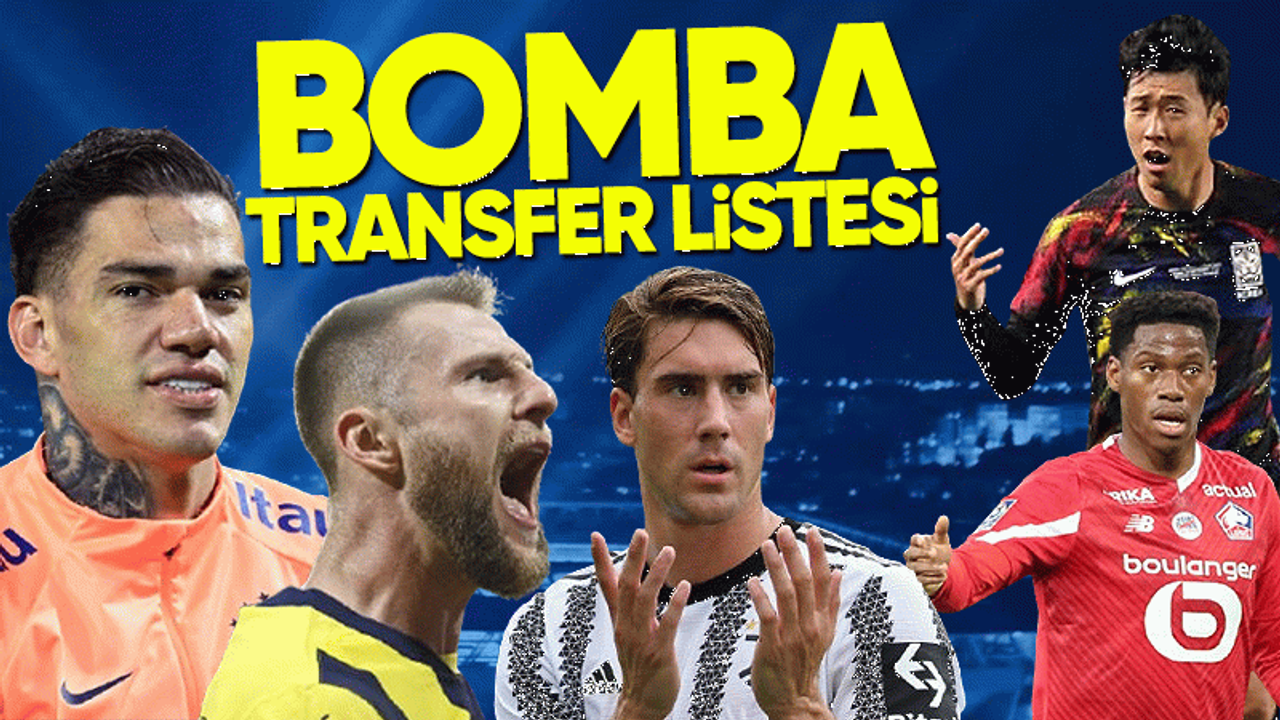 Fenerbahçe'den bomba transfer listesi! İşte listedeki yıldızlar