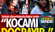 Sokak röportajında ilginç anlar!