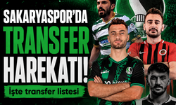 Sakaryaspor'da transfer harekatı! İşte transfer listesi...