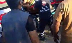 Freni boşalınca hareket eden traktörünün altında kalan sürücü ağır yaralandı