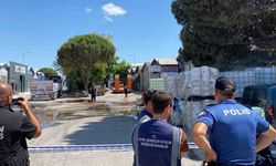 Yere dökülen kimyasal madde kum emdirilerek temizlendi