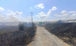 Yol kenarında çift yönlü yangın