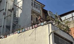Yangını itfaiyeyi beklemeden kova ve hortumlarla söndürdüler
