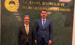Başkan Dinç'ten Bakan Kurum'a ziyaret