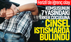 Ferizli’de iğrenç olay! Komşusunun 7 yaşındaki erkek çocuğuna cinsel istismarda bulundu