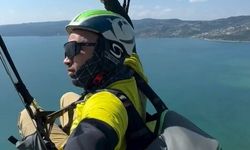 Sapanca'ya uçarak gelip tatlısını yedi