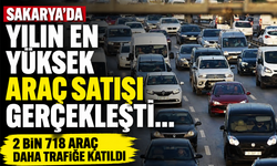 Sakarya’da yılın en yüksek araç satışı gerçekleşti… 2 bin 718 araç daha trafiğe katıldı