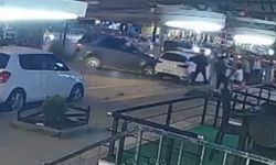 Kontrolden çıkıp karşı şeride geçti! Bebekli aile saniyelerle kurtuldu
