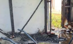 Ardiye yangınında tüp bomba gibi patladı