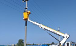 Çadırların kaçak elektrik bağlantıları kesildi