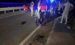 Yan yola giren motosikletler çarpıştı... Biri ağır 3 yaralı