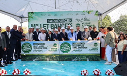 Karapürçek Millet Bahçesi'nin temeli atıldı
