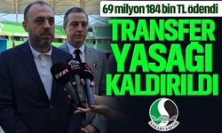 Sakaryaspor’da transfer yasağı kaldırıldı! 69 milyon TL’lik borç ödendi