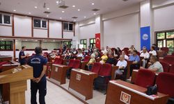 Büyükşehir çalışanlarına uygulamalı yangın eğitimi