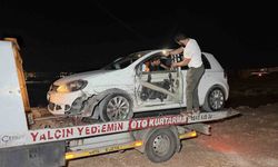 Kazadan sonra aracı bırakıp kaçtılar