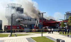 Komşunun uçağı yandı! Airbus A340 alevlere teslim oldu