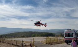 Ambulans helikopter çocuk için seferber oldu
