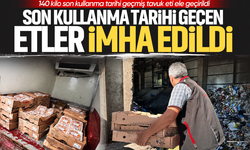 Son kullanma tarihi geçen etler imha edildi