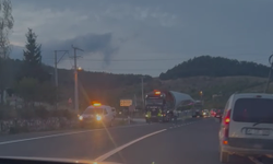 Geyve-Taraklı yolunu kullanacaklar dikkat! Trafik tek şeritten veriliyor