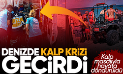 Denizde kalp krizi geçirdi... Kalp masajıyla hayata döndürüldü