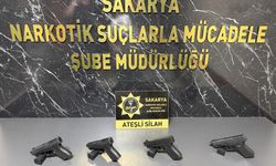 Akyazı gişelerinde operasyon: 4 ruhsatsız tabanca ele geçirildi