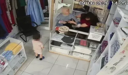 Ücret konusunda tartıştığı terzinin kızını darbetti