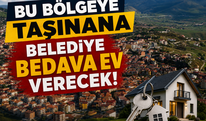 Bu bölgeye taşınana belediye bedava ev verecek!