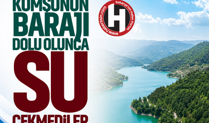 Komşunun barajı dolu olunca su çekmediler... Yuvacık'ta su 3 yılın en yüksek seviyesinde