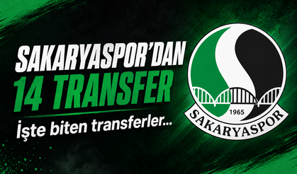 Sakaryaspor’dan 14 transfer! İşte biten transferler...