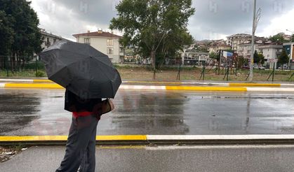 Sıcakların ardından yağmur ferahlattı