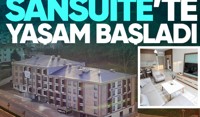 Serdivan'da yeni nesil kiralık suite ayrıcalığı! SANSUITE'te yaşam başladı...