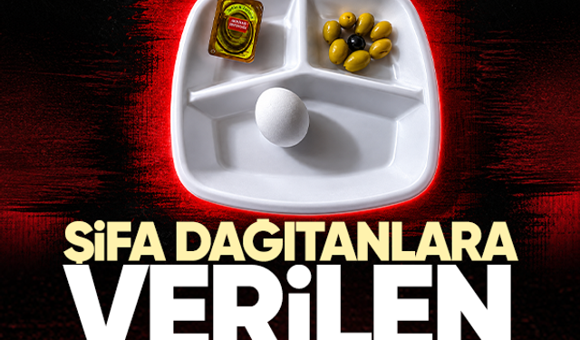 Şifa dağıtanlara verilen kahvaltıya tepki
