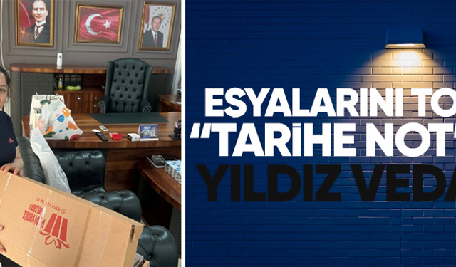 Eşyalarını toplayıp ‘Tarihe not’ dedi... Yıldız veda etti