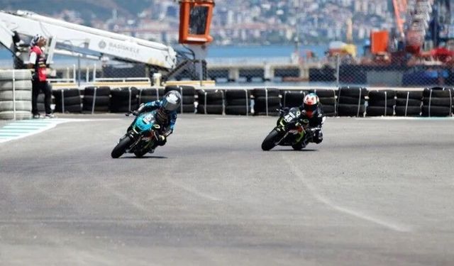 Türkiye Süpermoto ve Motomini Şampiyonası'nın 4. ayağı Kocaeli'de yapıldı