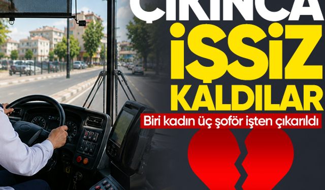 Belediyede aşk dedikoduları çıkınca işsiz kaldılar…Biri kadın üç şoför işten çıkarıldı