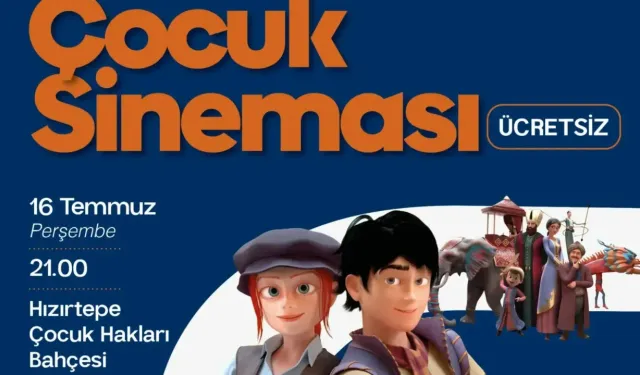 Hızırtepe'de çocuklar sinema gecesinde buluşacak