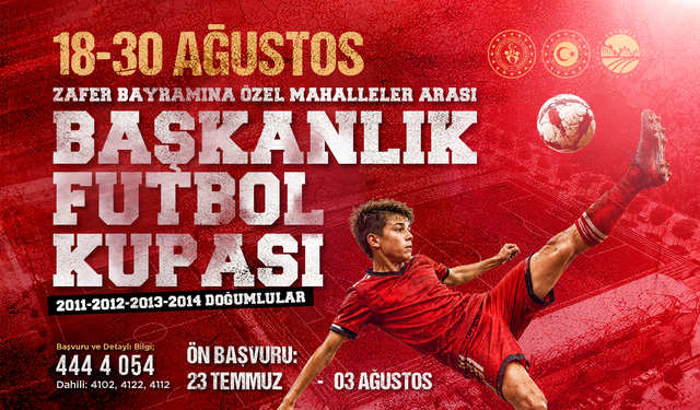 30 Ağustos Zafer Bayramı’na özel dev futbol turnuvası