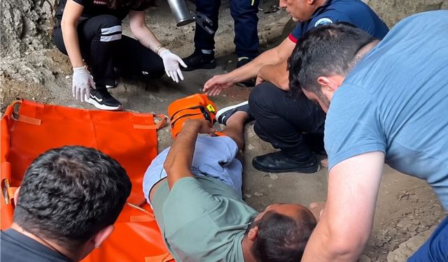 Maden Deresi Şelalesi'nde kaya düştü: 1 kişi yaralandı
