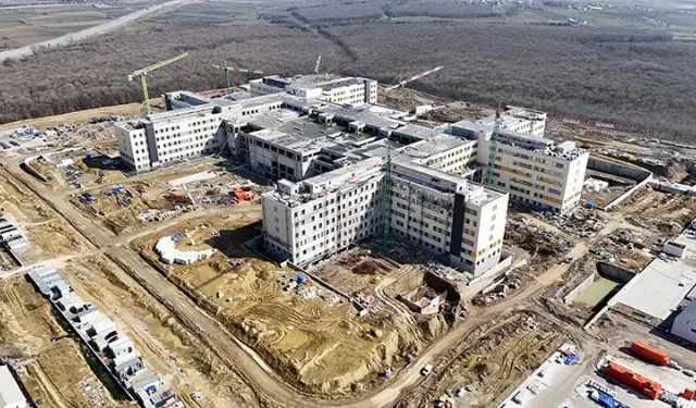 Şehir Hastanesi’nin yüzde 95’lik kısmı bitti