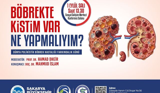 Sakarya’da böbrek sağlığı için farkındalık buluşması