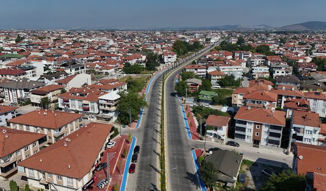 Alparslan Türkeş Caddesi aydınlatması ve peyzajıyla tamamlandı