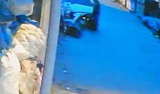 Telefona bakarken kaza yaptı