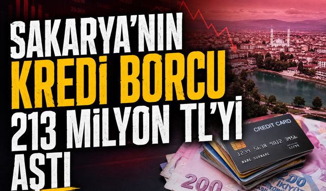 Sakarya’nın kredi borcu 213 milyon TL’yi aştı