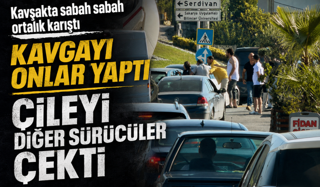 32 Evler kavşağında ortalık karıştı!