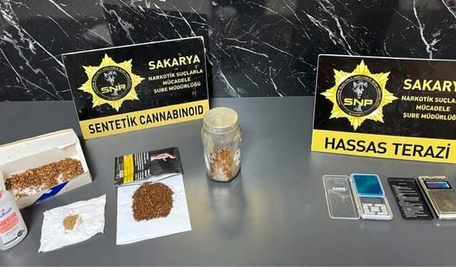 Adapazarı’nda uyuşturucu operasyonu! 1 kişi tutuklandı
