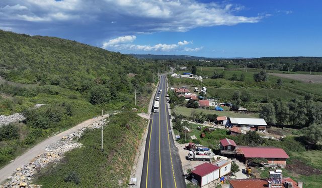 Kuzeyin ulaşım damarı yenilendi