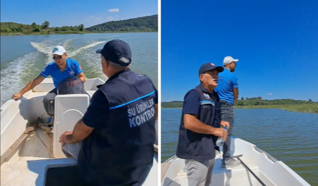 Sakarya’da kaçak avcılığa geçit yok..6 şamandıra ve 200 metre parakete ele geçirildi