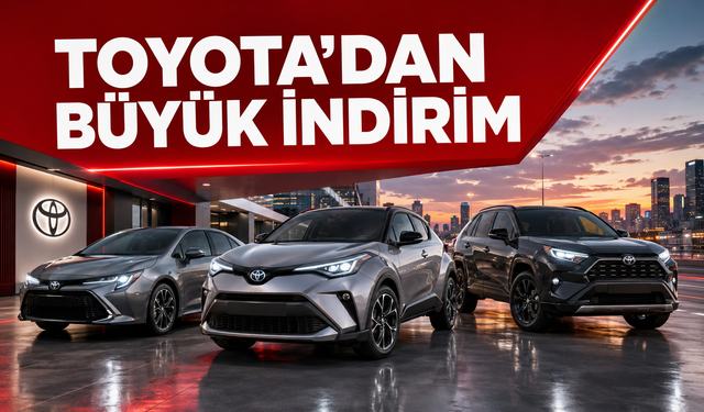 Toyota büyük indirimi açıkladı! Corolla, C-HR Hybrid, Corolla Cross Hybrid, Yaris Hybrid ve Land Cruiser Prado...