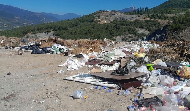Hamurları moloz sahasına attılar